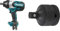 Makita Akku-Schlagschrauber (ohne Akku/Ladegerät, 500 W, 18 V) DTW1001Z & BGS 275 | Kraft-Steckschlüssel-Adapter | Innenvierkant 20 mm (3/4) - Außenvierkant 12,5 mm (1/2) | Schlagschrauber