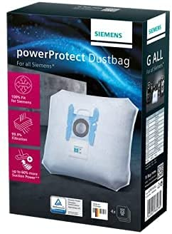 4 Original Staubsaugerbeutel Typ P/BBZ41FP für Siemens VS 08G - dynapower, XXL von Staubbeutel-Profi®