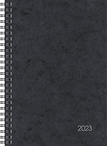 Brunnen Wochenkalender Modell 796 2023 Blattgröße 14,8 x 20,8 cm schwarz, 1079601903