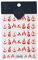 Fashion Transfer Water Sliders Stylish DIY Geometric Design Colorful Flame Nail Sticker Manicure Tool Nail Art Decoration(06)