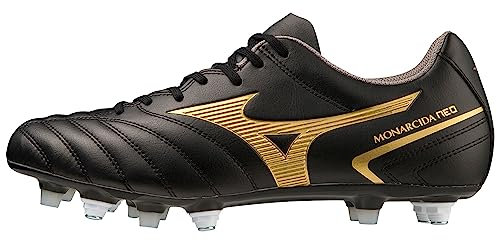 Mizuno Unisex MonarcidaNeoIISelMIX Soccer, Black/Gold, 10 UK