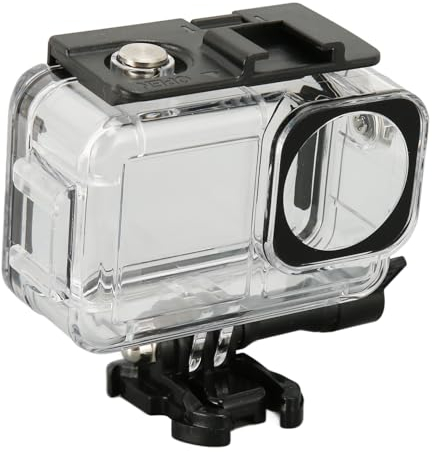 Custodia Subacquea per OSMO Action 4 Action 3, Guscio Protettivo per Immersione da 60 M con 3 Filtri, Custodia Rigida per Immersione con Fogli Antiappannamento