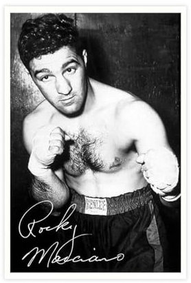 ETOMEY Boxer – Rocky Marciano Leinwand-Poster, Wandkunst, Dekordruck, Bild, Gemälde für Wohnzimmer, Schlafzimmer, Dekoration, ungerahmt, 20 x 30 cm