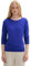 Tom Tailor Denim Damen Sweatshirt mit Raffarm & Struktur, 26529 - Anemone Blue, XL