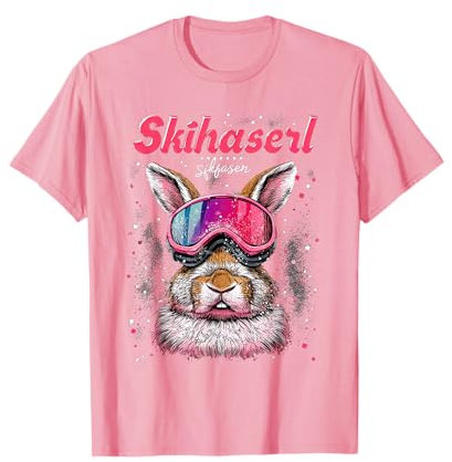 Skihaserl Apres Ski Haserl Skifahrer Winter Damen T-Shirt