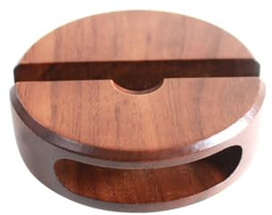 Homoyoyo Support de Téléphone Portable Élégant en Bois pour La Maison Le Bureau Le Dortoir