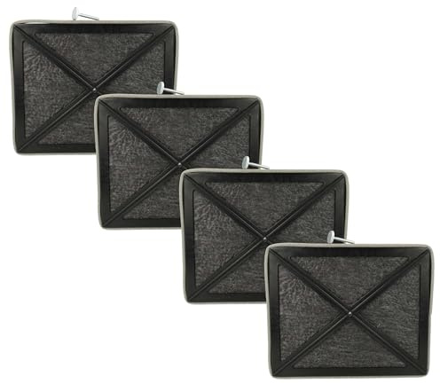vhbw 4x Aktivkohlefilter kompatibel mit Miele DA226 | DA227, DA279, DA360, DA361, DA362, DA229 Dunstabzugshaube - 20,5 x 17 x 3,3 cm