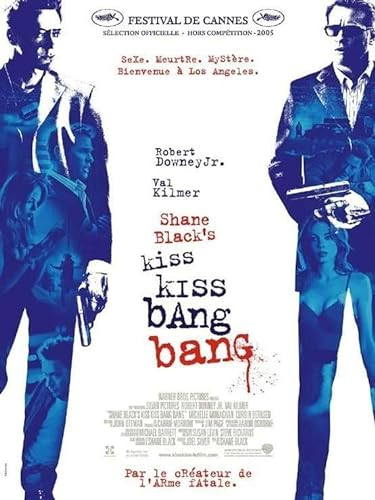 KISS KISS BANG BANG – Original Kino-Poster – 40 x 60 cm – 2005 – Val Kilmer, Michelle Monaghan