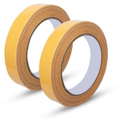Innfeeltech 2 Rouleaux de Ruban Adhésif Double Face 20mm*20M pour Moquette, Tissu pour Sol Mural