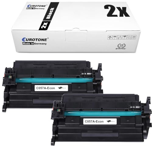 Black Point Toner 2 St. Kompatibel zu Canon CRG-057H mit Chip - Schwarz - für Canon: i-SENSYS MF443dw, i-SENSYS MF445dw, i-SENSYS MF446x, i-SENSYS MF449x, i-SENSYS LBP223dw, i-SENSYS LBP226dw, LBP228x