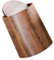 HOLIDYOYO Poubelle Avec Couvercle Basculant Capacité 12L Style Bois Imitation Pour Cuisine Bureau Chambre Salon DéCoration Vintage PolypropylèNe Facile À Nettoyer