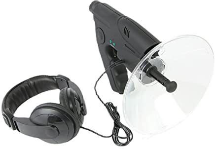 Dispositif d'écoute à Longue portée, 8X Microphone parabolique Monoculars HD Birds Regarder et écouter Amplificateur Sound Amplificateur Dispositif d'écoute pour l'observation des Oiseaux