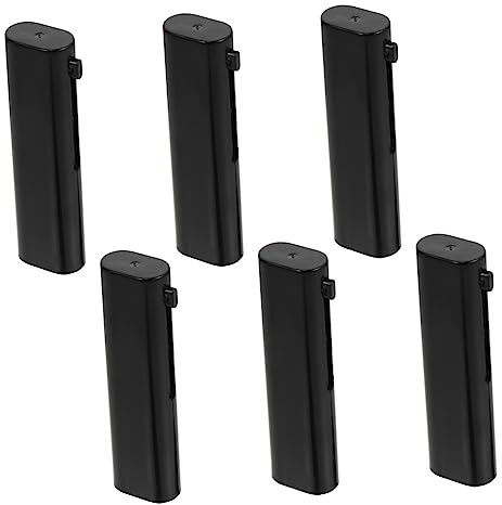 Desktop Staubreinigungsbürste 6 Stück-Pack aus Ps, Schwarz, Handlich