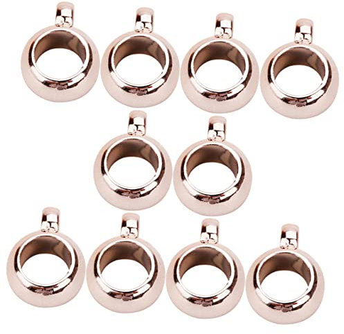 BELLIFFY DIY Hanger Charms Big Hole Spacer Beads 200pcs Set Versatile Bead Charm for Necklace Bracelet and Craft Projects