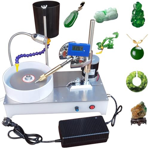 XNYXLPP Macchina per sfaccettare Pietre preziose Macchina per Angolo di Giada Lucidatrice per Gioielli Smerigliatrice di Superficie Lucidatrice per Gioielli Smerigliatrice di Superficie
