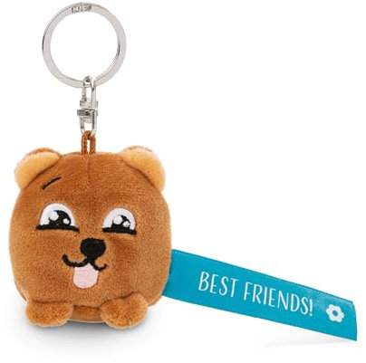 NICI Schlüsselanhänger Bär Best Friends!“ blau 5cm