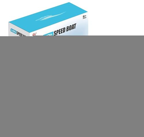 Generico Bateau à Télécommande-Bateau RC Haute Vitesse | Mini Bateaux pour Adultes | Maisons Coate Radio Contrôlées Adaptées Aux Piscines, Lacs, Jeux De Course Et Aventures d'eau en Plein Air