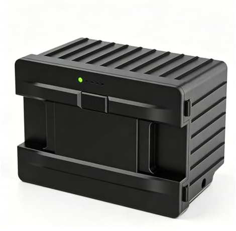 Batteria al litio integrata for frigorifero da auto da 15600 mAh. Compatibile con Alpicool TA/TAW/TS/TW/TWW/P8/CX 12/24 V CC 120～240 V CA.(Black)
