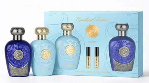 Lattafa Opulent Dubai & Blue Oud Elixir Eau De Parfum 2 x 100 ml Gift Set