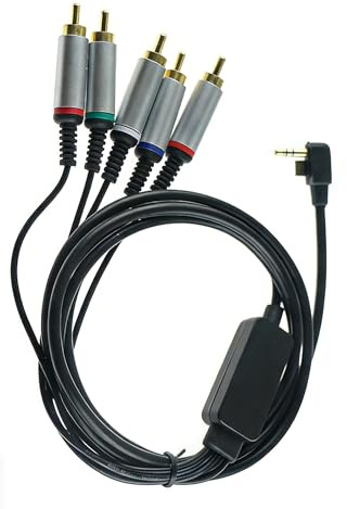 VECASDEN Cavo audio video HD AV, cavo componente HDTV compatibile con PSP 2000 PSP 3000 PSP2000 PSP3000-1,5 m