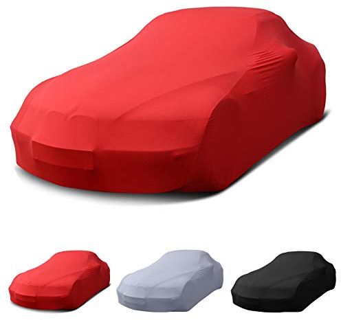 für BMW Z1 Z3 Cabrio Indoor Autoplane Autoabdeckung Auto Car Cover Abdeckplane Schmutzabweisend Autogarage Staubdicht extrem Atmungsaktiv Autodecke (Rot)