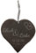 Spruchreif · großes Schieferherz mit Gravur zur Hochzeit · Schiefertafel mit Kordel zum Aufhängen · originelles Hochzeitsgeschenk · Geschenkideen für das Brautpaar