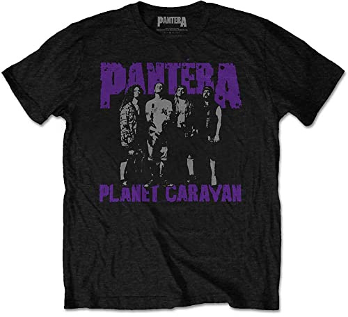 T-Shirt # M Unisex Black # Planet Caravan