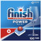 Finish Power All in 1 pastiglie per lavastoviglie, senza fosfati, pastiglie per lavastoviglie con potente Powerball contro lo sporco più ostinato – Confezione risparmio con 100 pastiglie Finish