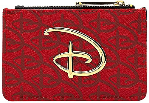 Loungefly Porte-Cartes/Porte-Monnaie Motif Disney Rouge/Noir Taille S
