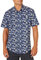 Amazon Essentials Men's Regular-Fit Short-Sleeve Print Shirt, Blue Fish, M