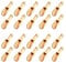 Mini Wooden Spoons，Mini Bamboo Spoons for Bath Salts, Tea Scoop, Washing Powder Spoon，Wooden Candy Spoon-20pc