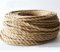 10m 3 Core Twisted Electrical Cable Vintage Italian Style Cable with Earth Wire, Antique Braided Hemp Rope Lighting Flexible Fabric 0.75mm Cord, DIY Pendant Light, VDE Certification (Twisted - Hemp)
