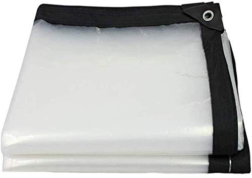 BâChe De Protection à Oillets Transparent, Coupe-Vent, Pour Mobilier De Jardin Bois Piscine Et Voiture BâChe De Protection Pe, Pour Mobilier De Jardin, DifféRentes Tailles(1 * 4m(3.9 * 13.1ft))