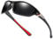 HGDGears Polarisierte Sport-Sonnenbrille für Herren Outdoor Radfahren Fahren Golf Laufen Angeln Tr90 Superlight Frame Eyewear Sun Glasses (UV400) (Schwarz-Rot)