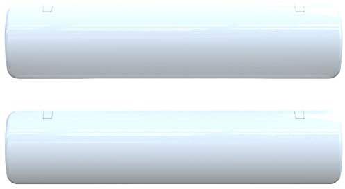 Ultion Sweet Multi-Layer Insulated Squared 12 Letter Box Letterplate - Matching Door Furniture Available (White)