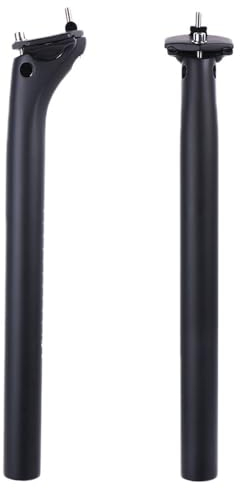 Fahrrad sattelstützen Carbon Sattelstütze 27,2 / 31,6 mm Verstellbare Sattelstütze Geeignet für MTB Rennr Mountainbike Feste Fahrradsattelstütze (UD 31.6*350)