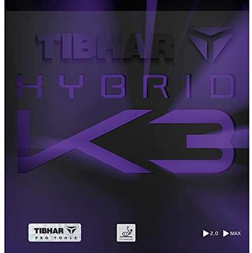 Tibhar Belag Hybrid K3 Farbe 2,3 mm, rot, Größe 2,3 mm, rot