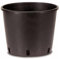 N.G. NICCOLAI - NICCO Shop - X10PZ VASI Professionali VIVAIO Alti - Made in Italy - Varie Misure - Colore Nero in PLASTICA Riciclata (24X24-9,5 Litri)