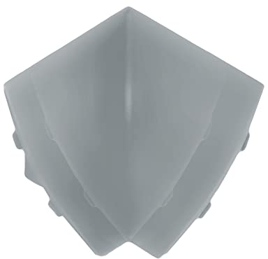 DQ-PP Baguette d'Angle d'Intérieur en PVC | Béton | 23 x 23 mm | Pour Plan de Travail et Finition Murale de Cuisine