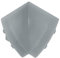 DQ-PP Baguette d'Angle d'Intérieur en PVC | Béton | 23 x 23 mm | Pour Plan de Travail et Finition Murale de Cuisine