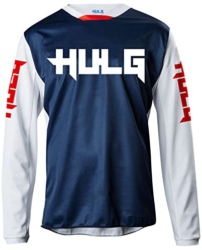 Radfahren Jersey,MTB-Trikot Outdoor-Radsport Fahrrad Reitanzug Langarm-Shirt,Unisex Downhill-Anzug Herren Mountainbike Motocross Trikot