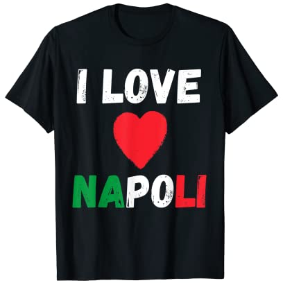 Ich liebe Napoli I Heart Italy Napoli Familienreisesouvenir T-Shirt