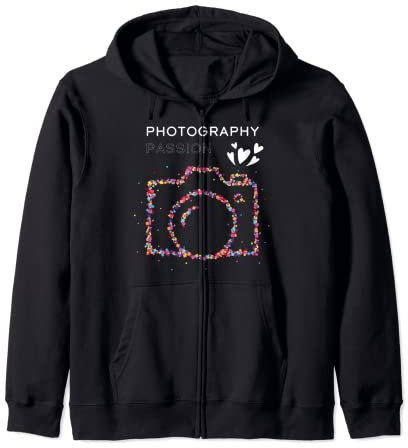 Fotografie Kamera Fotografieren Spiegelreflex Geschenkidee Kapuzenjacke