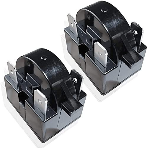 Wresetly Replacement Part 3 Pin QP2-4.7/QP2-4R7 4.7 Ohm Refrigerator PTC Relay Start/ for Most Mini Refrigerators and Coolers