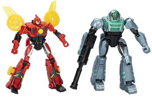 Transformers EarthSpark Cyber-Combiner Terran Twitch und Robby Malto Action-Figuren