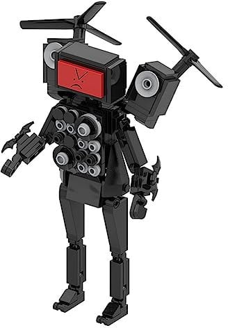 Jilijia Toilet Men Building Block Kit,Cameramen TV man/Speakerman/Titan TV man Action Figure Doll Toys,Anime Game Building Block Figurine Ornaments Gift