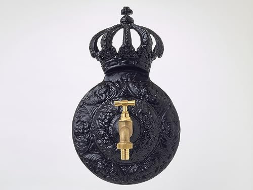 Fuente Frontal para Pared, Boca de Agua de Aluminio Modelo Real