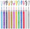Kalolary 12pcs 3D Nail Art Pens Set Glitter Nail Graffiti Drawing Pen Nail Polish Pens Fine Tip Manicure Tools for Painting Nails DIY Nail Art Beauty Adorn for Women Girls (E)
