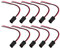 10 Pièces T10 W5W LED Support de Douille Ampoule Extension Douille Lampe Porte-ampoule pour Voiture Moto