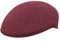 Melegari Mütze aus Wollfilz | Giaveno | Made in Italy, bordeaux, 57 cm